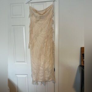 Cotton Candy LA Cream Lace Dress